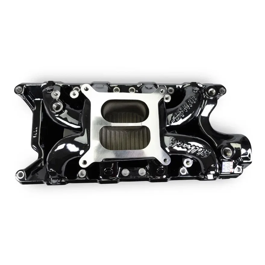 RPM Air-Gap Intake Manifold for Small-Block Ford, Black Plasma Finish