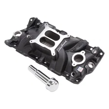 Performer EPS Small Block Chevy Intake Manifold With Oil Fill Tube image 1