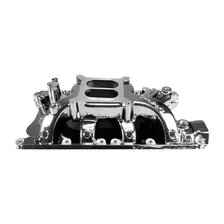 RPM Air-Gap Small Block Ford 351W Intake Manifold, Chrome Plasma Finish image 6