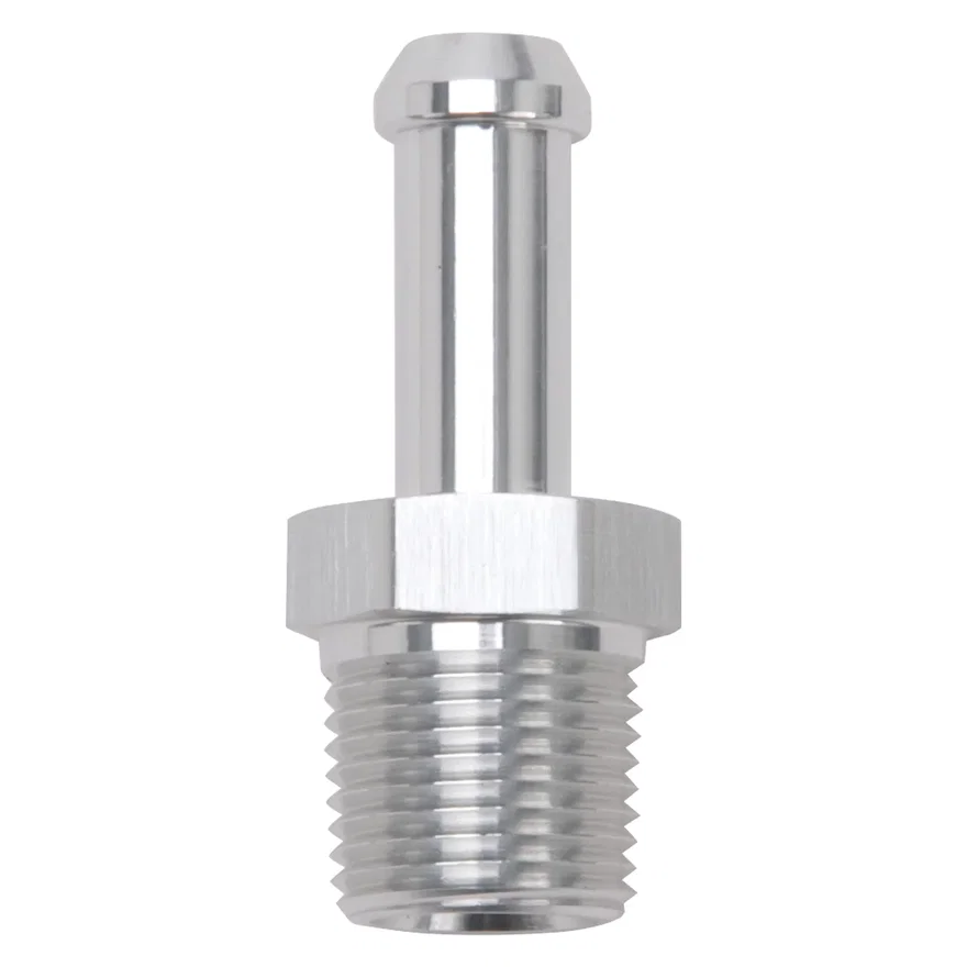 Heater Hose End Fitting - Straight with 3/8" NPT and 3/8" Barb