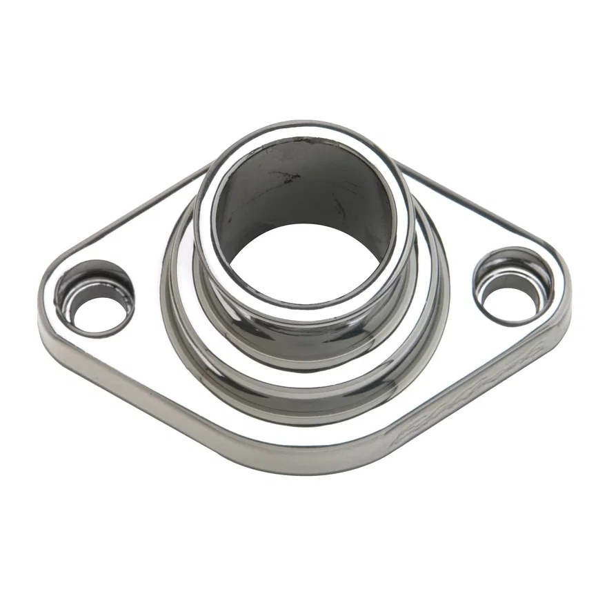 Straight Polished Aluminum Waterneck for Chevy 4.3L V6 & Chevy V8