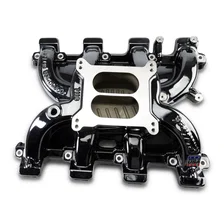 Performer RPM Small Block Chevy LS1 Intake Manifold Only, Black Plasma finish image 1