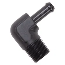 Heater Hose End Fitting - 90Â° with 1/2" NPT and 3/8" Barb image 2