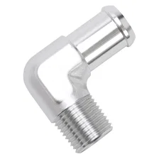 Heater Hose End Fitting - 90Â° with 1/2" NPT and 3/4" Barb image 2