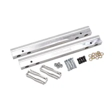 Fuel Rail Kit for Small-Block Chevy -6 AN in Clear Finish image 3