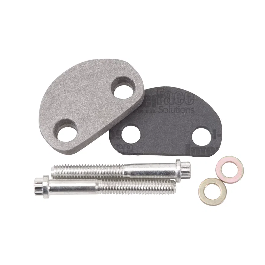 Replacement Choke Block-Off Plate for Ford 351-W