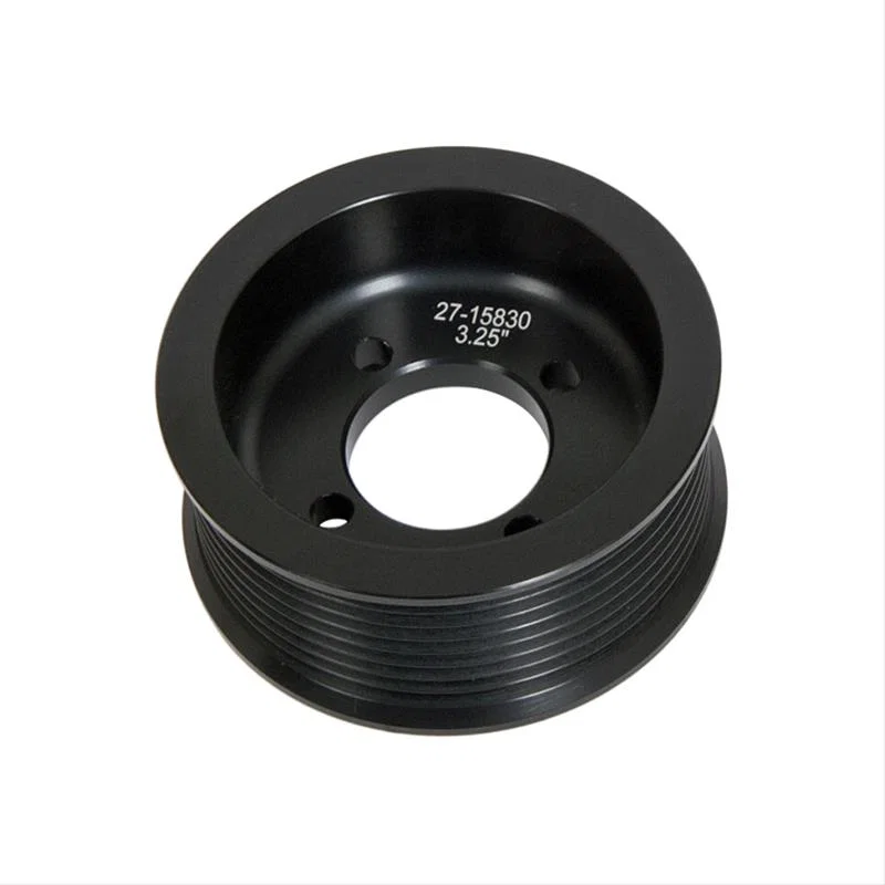 3.25" 8-Rib E-Force S/C Pulley in Black Finish for Stage 3 - Pro Tuner System
