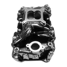 RPM Air-Gap Big Block Chevy 2-R Intake Manifold, Black Plasma Finish image 3