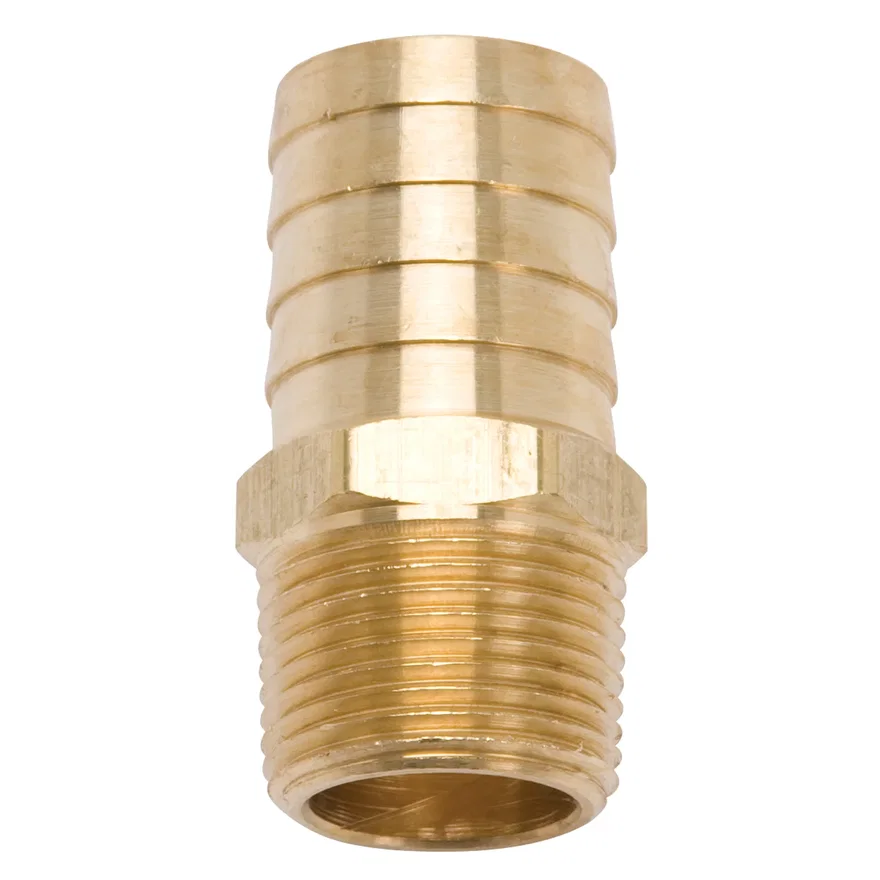 Engine Coolant Fitting #8078 For SB Chrysler Intake, 1â€ Hose ID x Â¾-14 NPT pipe