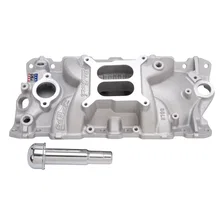 Performer EPS Intake Manifold With Oil Fill Tube Small-Block Chevy image 1