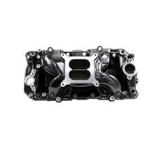 RPM Air-Gap Intake Manifold for Big-Block Chevy Oval Port, Black Plasma Finish image 1