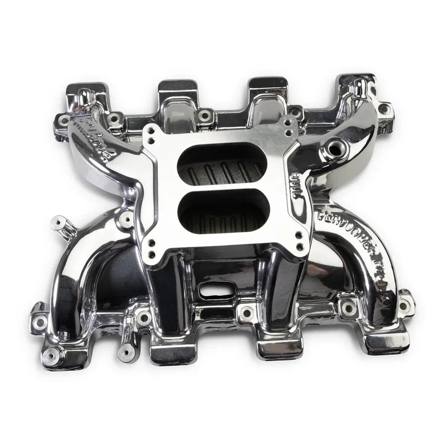 Performer RPM Small Block Chevy LS1 Intake Manifold Only, Chrome Plasma finish