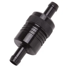 3" Aluminum Street Fuel Filter in Black Finish image 2