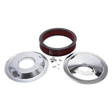 Pro-Flo Chrome 14" Round Air Cleaner with 3" Cotton Element image 2