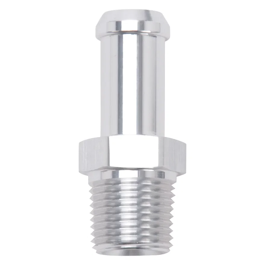 Heater Hose End Fitting - Straight with 3/8" NPT and 1/2" Barb