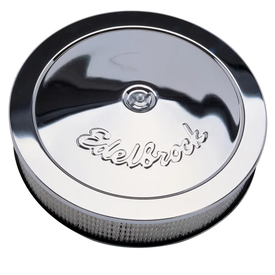 Pro-Flo Chrome 14" Round Air Cleaner with 3" Paper Element