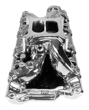 RPM Air-Gap Intake Manifold for Small-Block Ford, Chrome Plasma Finish image 3