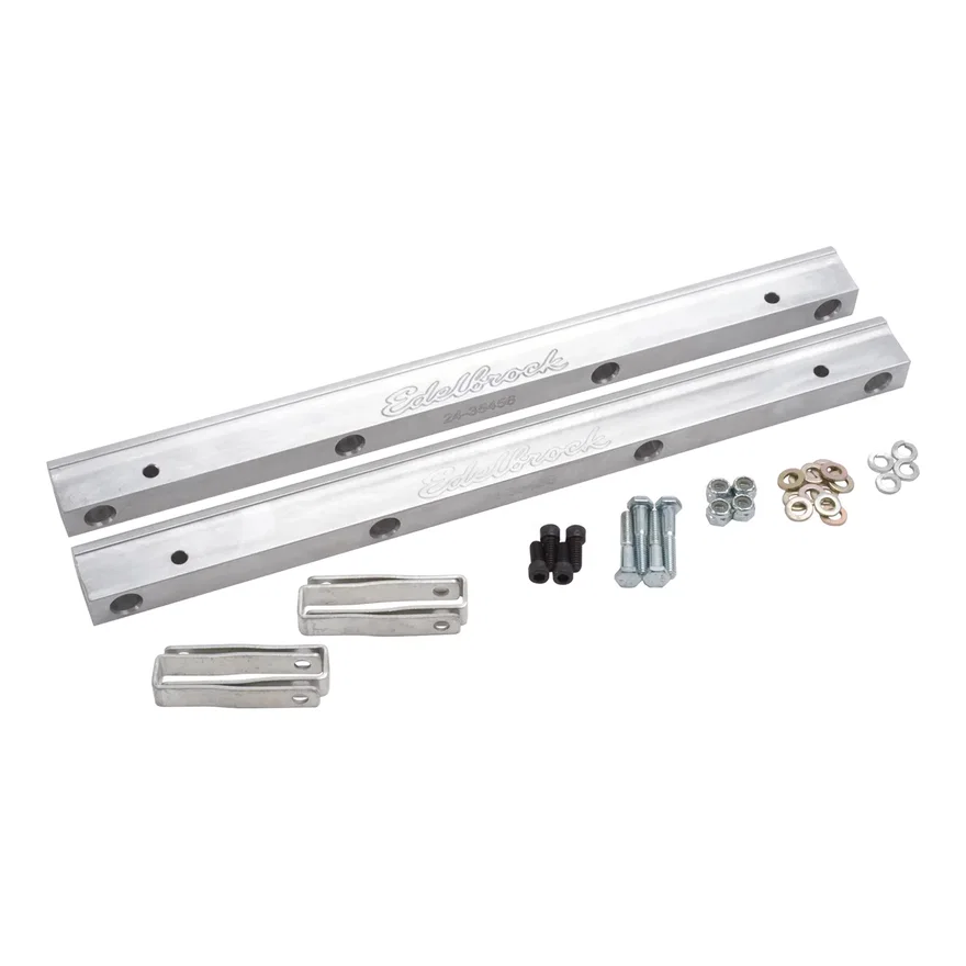 Pro-Flo Fuel Rail Kit for Ford 429/460 -6 AN in Clear Finish