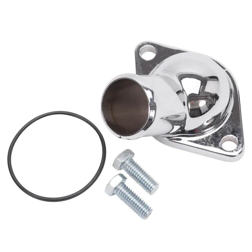 15 Deg. Chrome Waterneck for Chevy 4.3L V6 & Chevy V8