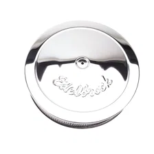 Pro-Flo Chrome 14" Round Air Cleaner with 3" Paper Element (Deep Flange) image 1