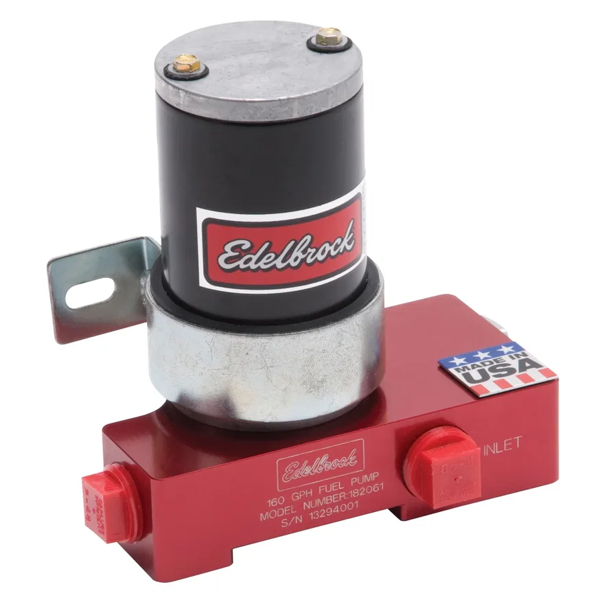 Quiet-Floâ„¢ In-Line Red Electric Fuel Pump - 160 GPH