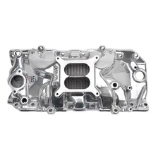 RPM Air-Gap Big Block Chevy 2-O Polished Intake Manifold image 1