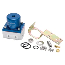 EFI Fuel Pressure Regulator -6 AN (180 GPH) in Blue/Clear Finish image 1