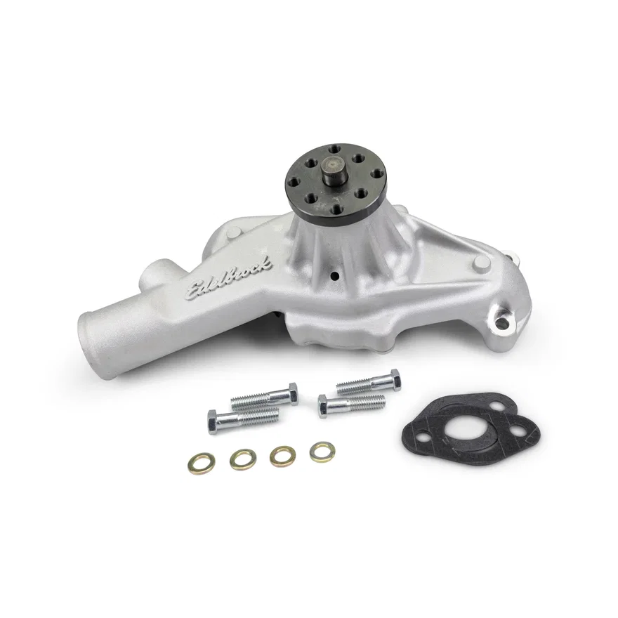 Water Pump for Street Rods in Satin Finish