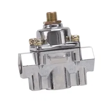 Adjustable Fuel Pressure Regulator with Chrome Finish (1-4 psi) image 3