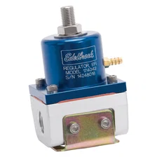 EFI Fuel Pressure Regulator -6 AN (180 GPH) in Blue/Clear Finish image 3