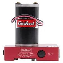 Quiet-Floâ„¢ In-Line Red Electric Fuel Pump - 120 GPH image 2
