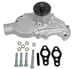 Water Pump for Small-Block Chevy Street Rods in Satin Finish