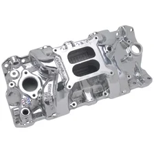 Performer RPM Small Block Chevy Polished Intake Manifold image 2