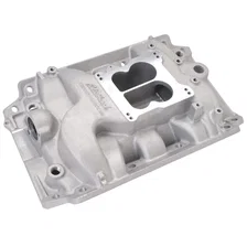Performer Intake Manifold for Buick 400-455 V8, Non-EGR, Satin Finish image 2