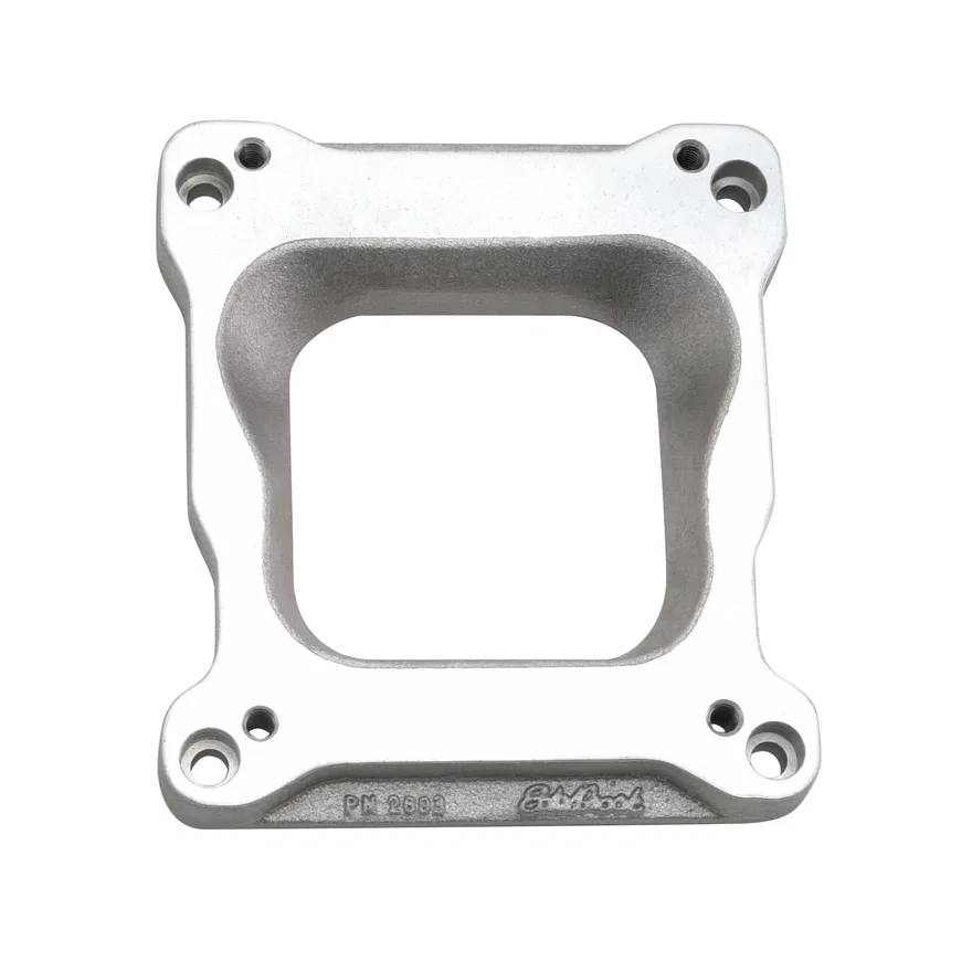 Competition Carb Adapter for Quadrajet to Square Bore Single-Plane Manifold