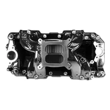 RPM Air-Gap Big Block Chevy 2-R Intake Manifold, Black Plasma Finish image 2