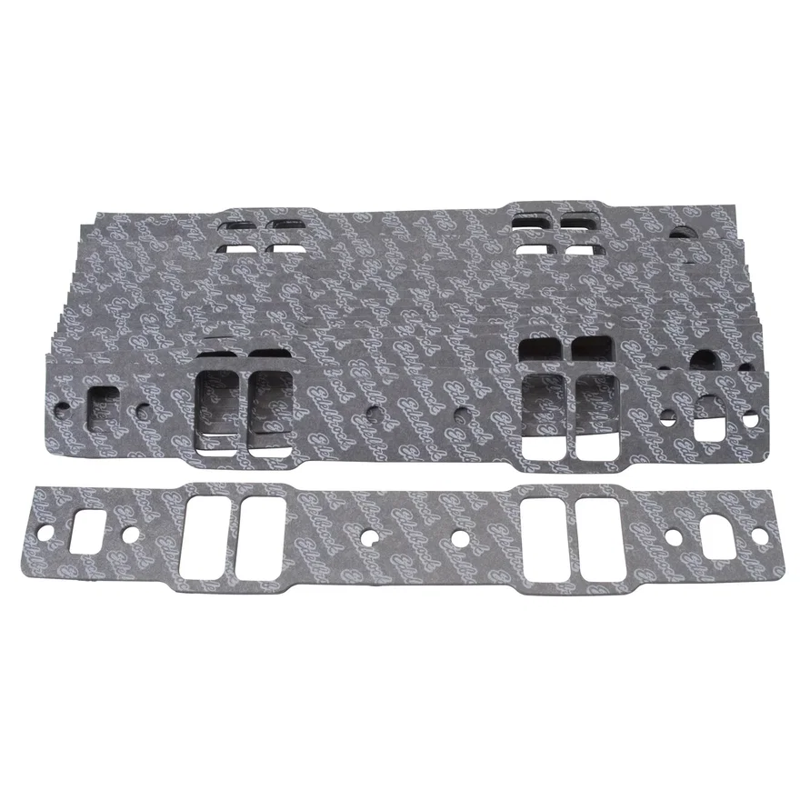 Intake Manifold Gaskets for Small-Block Chevy Bowtie, .120" thick - 10 Pack