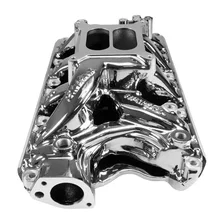 RPM Air-Gap Small Block Ford 351W Intake Manifold, Chrome Plasma Finish image 3