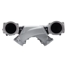 Cross-Ram Small Block Chevy LS3 Black Intake Manifold image 6