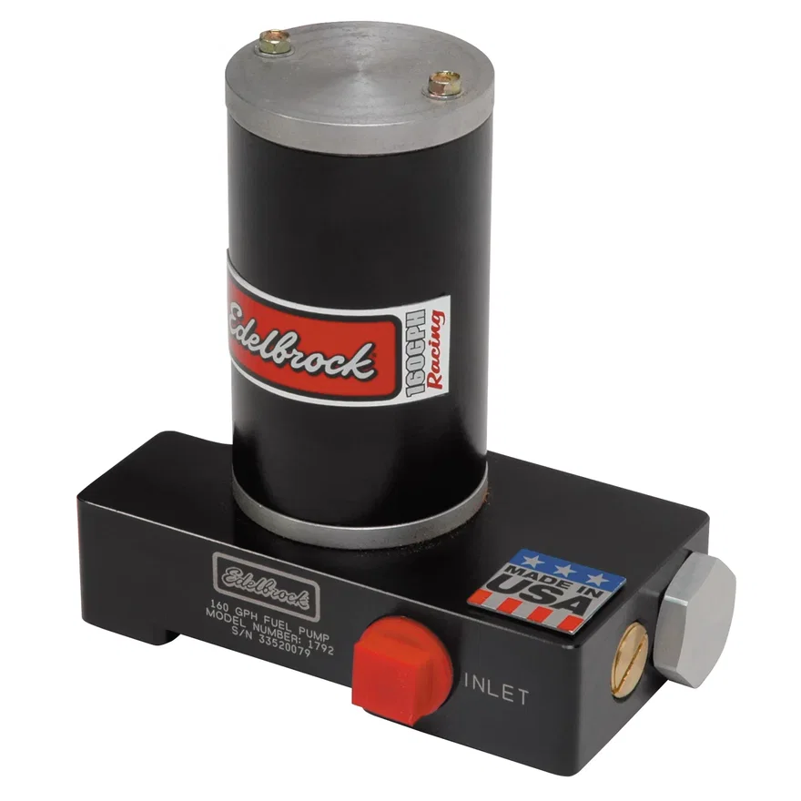 Quiet-Floâ„¢ In-Line Black Electric Fuel Pump - 160 GPH