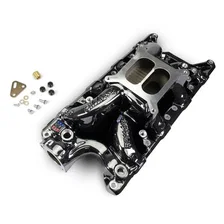 RPM Air-Gap Intake Manifold for Small-Block Ford, Black Plasma Finish image 2
