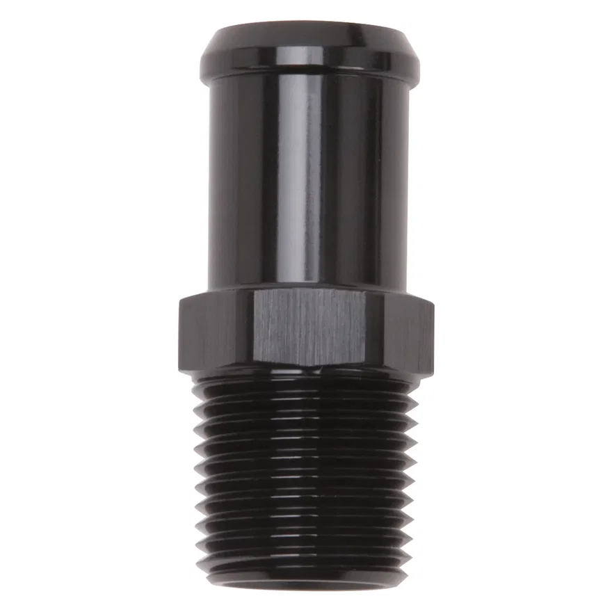 Heater Hose End Fitting - Straight with 1/2" NPT and 3/4" Barb