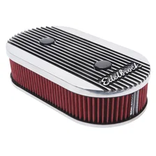 Elite II Air Cleaner #4272 with washable filter, polished finish image 2