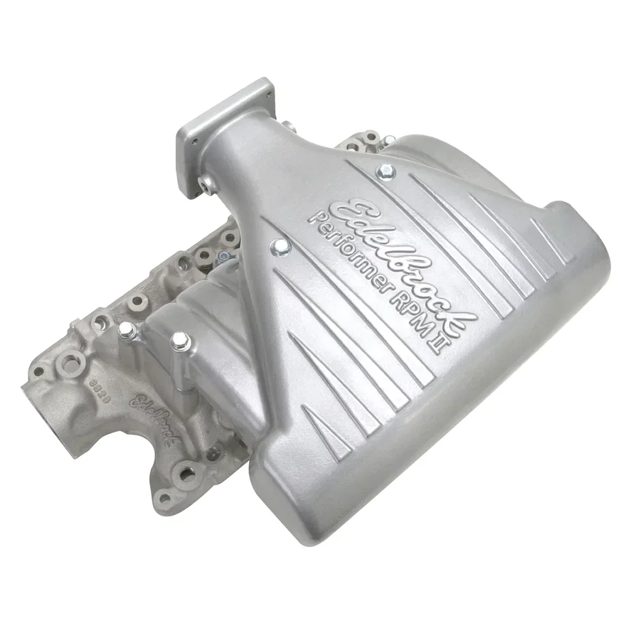 Performer RPM II Intake Manifold #7123 For 5.0L Small-Block Ford, Satin Finish