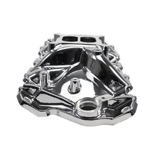 EPS Intake Manifold for 1955-86 Small-Block Chevy, Chrome Plasma Finish image 4