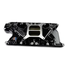 Performer Intake Manifold for Small-Block Ford, Black Plasma Finish image 1