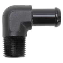 Heater Hose End Fitting - 90Â° with 1/2" NPT and 5/8" Barb image 2