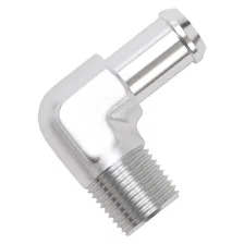 Heater Hose End Fitting - 90Â° with 1/2" NPT and 5/8" Barb image 2