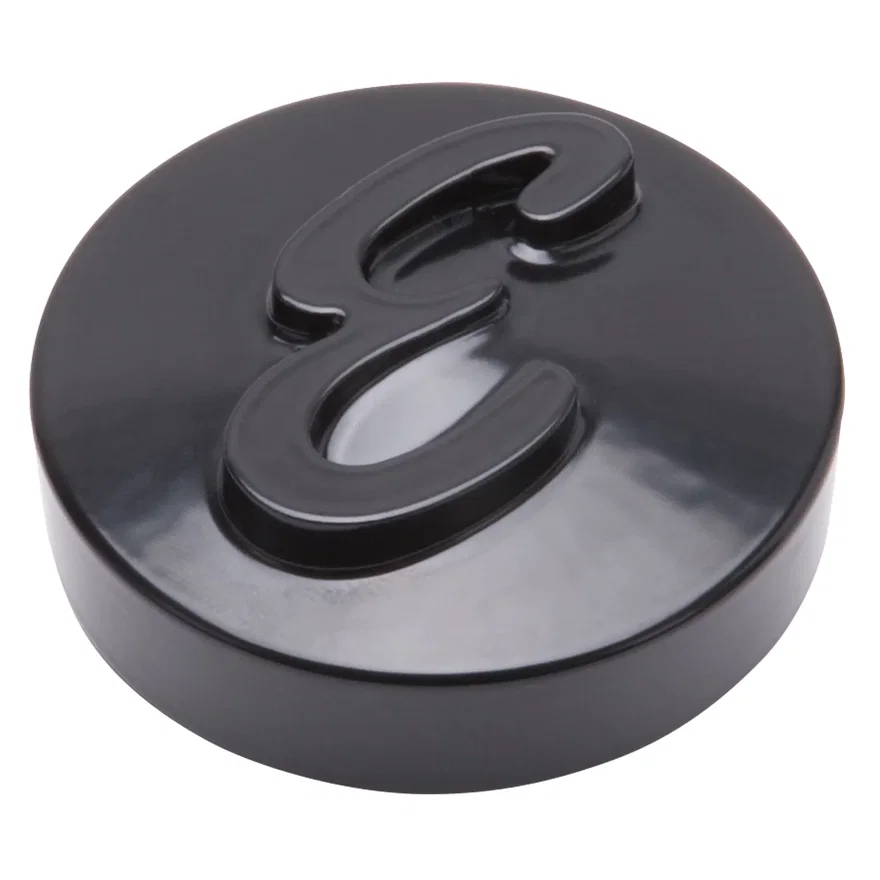 E Logo Black Anodized Nut for Pro-Flo Universal 14" Round Air Cleaners