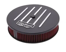 Racing Series Black 14" Round Air Cleaner - 3" Pro-Flo Element (Deep Flange) image 2